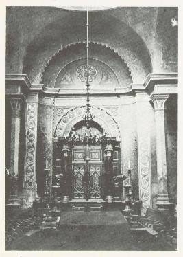 Hékhál (ark, arón qódeš), Hamburg 1855
Fotografi attgjeve med løyve
frå Mr. Struan Robertson